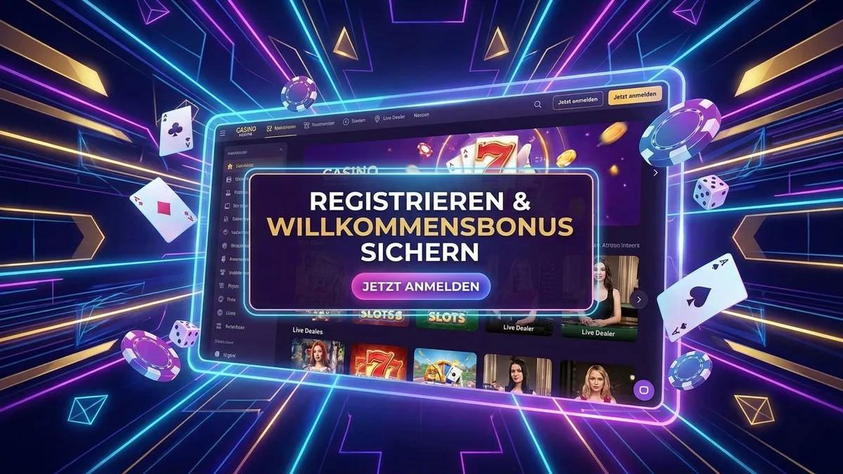 Registrierung mit Bonus